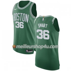 Maillot Basket Homme Boston Celtics Marcus Smart 36 Nike 2017-18 Vert Swingman